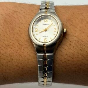 Silver & Gold Carriage by Timex Watch